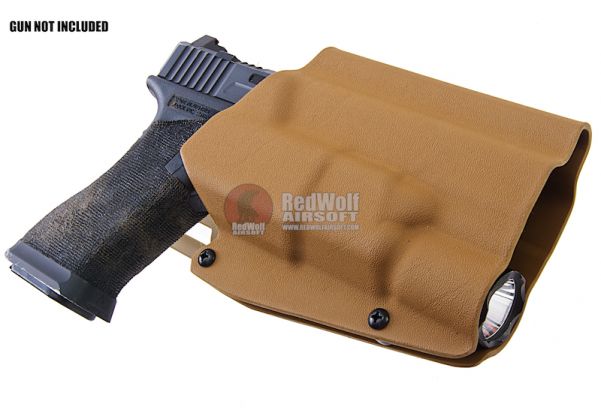 GK Tactical Glock Holster w/ Surefire X300 Light Compatible - DE