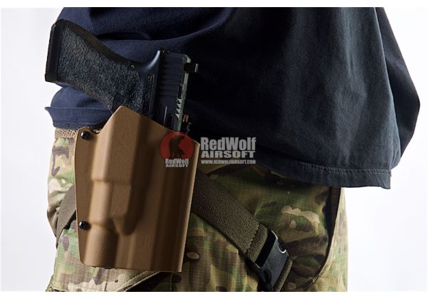 Holster for Glock Airsoft Left Hand LH – Green Papa Tactical