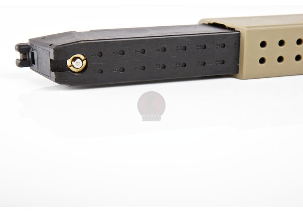 KWA KRISS VECTOR GBB用　49連ロングマガジン TAN KWA KRISS VECTOR GBB用 49連ロングマガジン TAN KWA KRISS VECTOR GBB