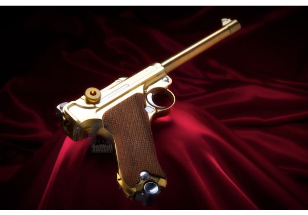 Marushin P08 6inch (Model Gun / Gold) | RedWolf