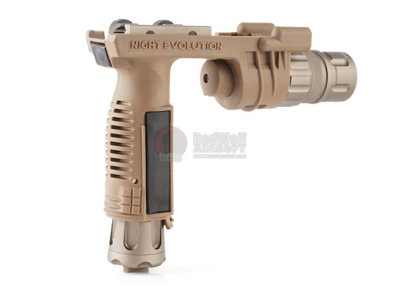 Night Evolution M900V Vertical Fore Grip Weapon Light - DE