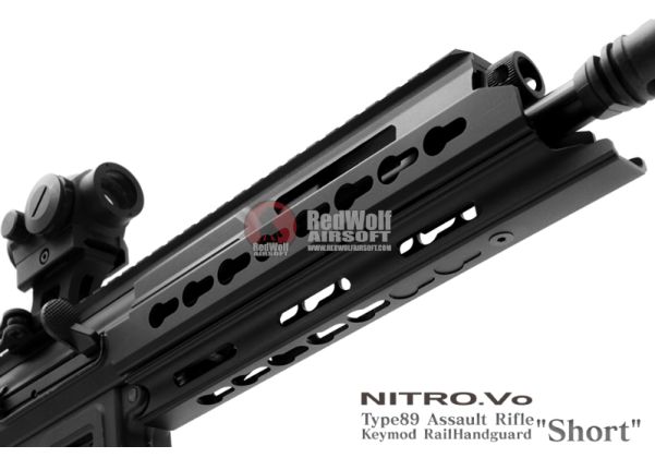 Nitro.Vo Keymod Handguard Short for Tokyo Marui Type 89 AEG