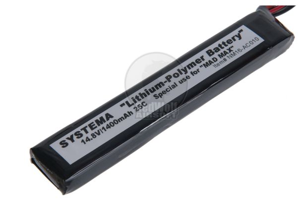 Systema 14.8V 1400mAh Battery for Systema PTW SUPER MAX