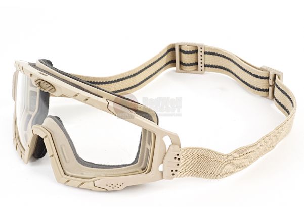 Oakley SI Ballistic Goggle  (Dark Sand / Grey & Clear Lens) (OO7035-07)  | RedWolf