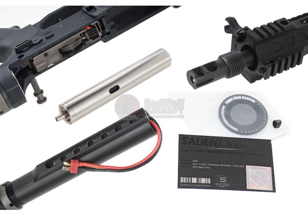 WA系 SALIENT ARMS GRY AR-15 GBB EMG SAI GRY AR-15 Gas Blowback Training Rifle w/ JailBrake