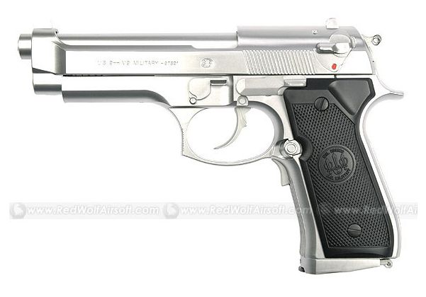 Tokyo Marui M92F EBB Airsoft Pistol - Silver | RedWolf