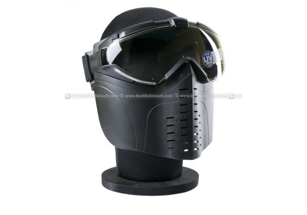 Purchase the ASG Metal Mesh Mask with Cheek Protection black by