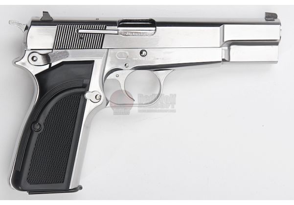 Tanaka Browning Hi-Power MK III Stainless GBB Airsoft Pistol | RedWolf