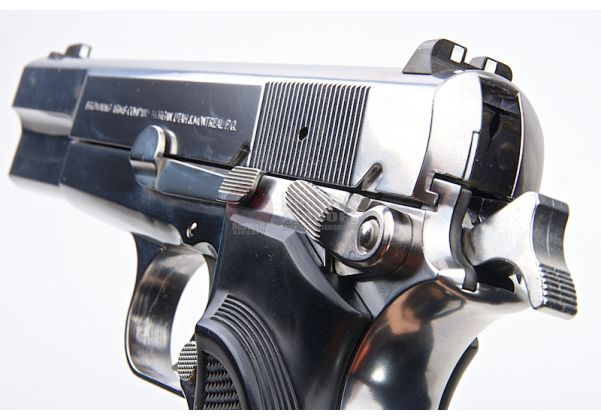 Tanaka Browning Hi-Power MK III Stainless GBB Airsoft Pistol | RedWolf
