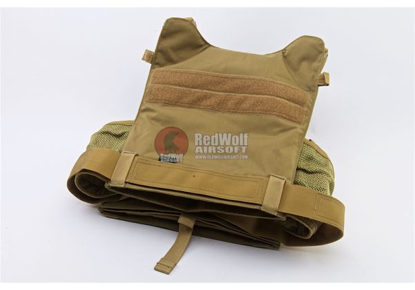 PANTAC MOLLE LT6094 Vest (Khaki, Cordura) | RedWolf
