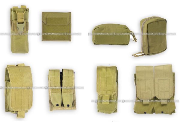 PANTAC Force Recon Vest Land (Khaki / XL / CORDURA) | RedWolf