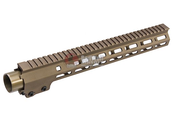 Z-Parts MK16 Rail (Aluminum, 13.5 inch with Barrel Nut) for GHK M4