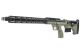 SILVERBACK SRS A2 / M2 AIRSOFT SNIPER RIFLE (22 INCH BARREL) LICENSED BY DESERT TECH - OD (LEFT HAND)