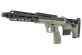SILVERBACK SRS A2 / M2 AIRSOFT SNIPER RIFLE (COVERT, 16 INCH BARREL) LICENSED BY DESERT TECH - OD (LEFT HAND)