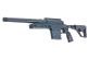 SILVERBACK TAC 41 A2B AIRSOFT BOLT ACTION RIFLE, ALUMINUM CHASSIS & BUFFER STOCK (BLACK)