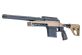SILVERBACK TAC 41 A2B AIRSOFT BOLT ACTION RIFLE, ALUMINUM CHASSIS & BUFFER STOCK (FDE)