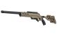 SILVERBACK TAC 41 L AIRSOFT BOLT ACTION RIFLE, LITE CHASSIS & RECON STOCK (FDE)