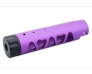 5KU Action Army AAP 01 GBB Airsoft Outer Barrel (Type D, Aluminum, Purple)