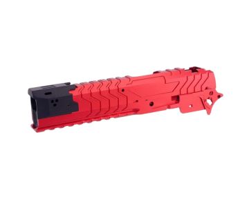 5KU Tokyo Marui Hi Capa GBB Aluminum Slide & Frame Set (Matrix Type Interchangeable Comp) - Red / Black 1