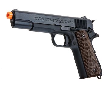 Cybergun Colt 1911 GBB Airsoft Pistol - Black (by WE) - US Version 0