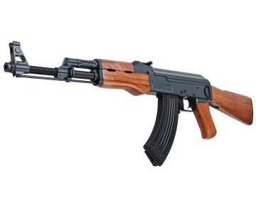 CYMA AK47 Airsoft AEG Rifle (Metal Frame with Real Wood Handguard)(CM042)