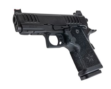 EMG Staccato Licensed CS Compact 2011 GBB Airsoft Pistol (Model: Master Grip / CNC / Green Gas) - BK