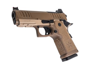 EMG Staccato Licensed CS Compact 2011 GBB Airsoft Pistol (Model: Master Grip / Standard / Green Gas) - DE
