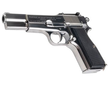 Marushin Browning Hi-Power Military Model Gun - Silver