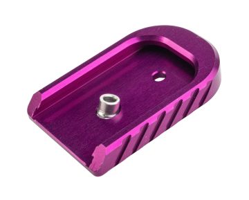 Revanchist Airsoft Tokyo Marui Model 17 V2 Magazine Base (Aluminum, Type A, Purple)