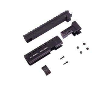 RGW JM Style M-Lok Handguard Rail for Tokyo Marui AK GBB / GHK AK GBB / AK AEG Airsoft (6.1 inch, BK) 1