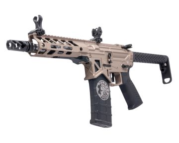 RWC Battle Arms Development OIP Style SBR Airsoft M4 AEG Rifle - Cerakote Fools Gold