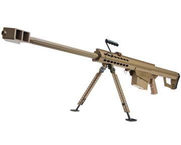 Snow Wolf BARRETT M82A1 Airsoft Sniper Rifle - Tan (Spring Power) 0