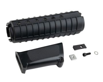 T8  Tokyo Marui MWS GBB XM177 Vertical Foregrip w/ Handguard (GBB Style, CAR-15, XM177, M-177 Commando) 1