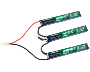 Turnigy Nano-tech 11.1V 1200mah 3S 15~25C Lipo Airsoft Pack -Tamiya 1