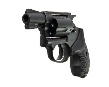 TANAKA S&W M37 AIR WEIGHT J-POLICE 2 INCH HEAVY WEIGHT VER.2 GAS REVOLVER - BLACK