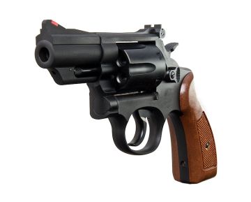 TANAKA S&W M19 COMBAT MAGNUM 2.5 INCH HEAVY WEIGHT GAS REVOLVER - BLACK