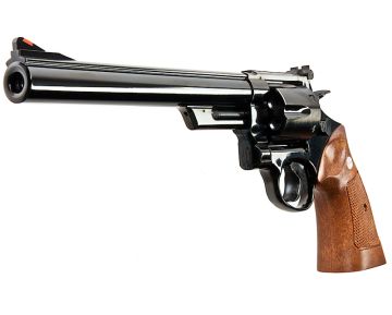 TANAKA S&W M29 8INCH COUNTERBORED STEEL FINISH VER.3 GAS REVOLVER - BLACK