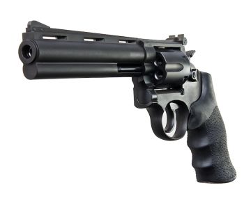 TANAKA S&W PYTHON 357 SMOLT REVOLVER 6 INCH HEAVY WEIGHT VER.3 GAS REVOLVER - BLACK
