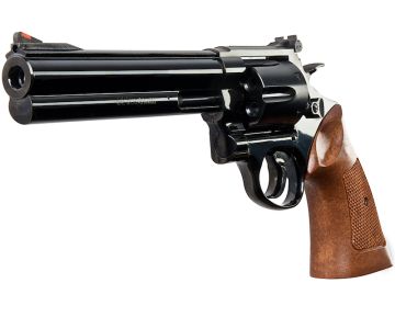 TANAKA S&W M29 CLASSIC 6.5 INCH STEEL FINISH VER.3 GAS REVOLVER - BLACK