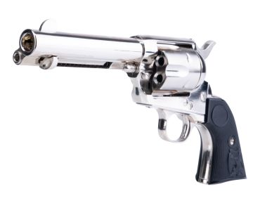 Tanaka Airsoft Colt SAA 2nd 4-3/4 inch Pegasas 2 Gas Revolver Heavy Weight (Nickel Finish)