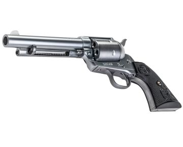 Tanaka Colt SAA 2nd 5-1/2inch Pegasas II Gas Revolver (Non Fluted Cylinder) - Stainless Finish