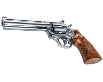Tanaka Smolt Gas Revolver Square Butt (6 inch, Version 3) - Stainless Finish