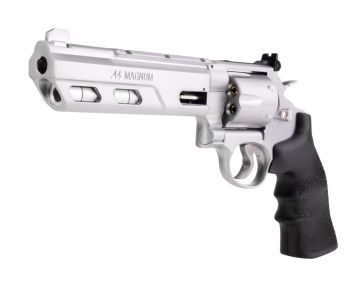 Umarex S&W 629 Competitor Airsoft Revolver CO2 (6 inch, Black Grip, 6mm Version) - Silver (by WinGun)