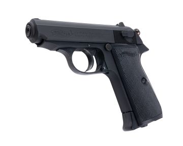 Umarex Walther PPK/S Airgun (4.5mm CO2 Blowback) - Black