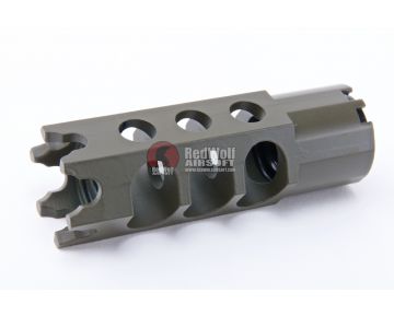 Asura Dynamics DTK-1 Muzzle Brake for AK Series (GHK / WE / KSC / LCT / CYMA / E&L) - 14mm CCW