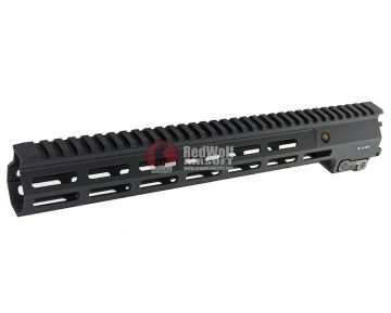 Angry Gun Aluminum MK16 M-Lok 13.5 inch Rail Airsoft Version for AEG/ GBB/ PTW (Sopmod Block III) - Black