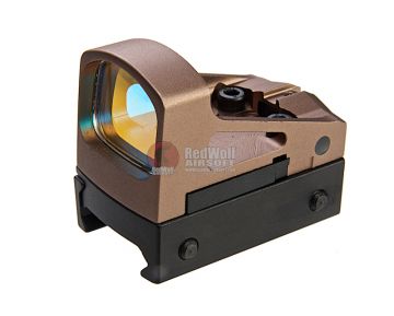 AIM-O RMS Reflex Mini Red Dot Sight with Vented Mount and Spacers - DE