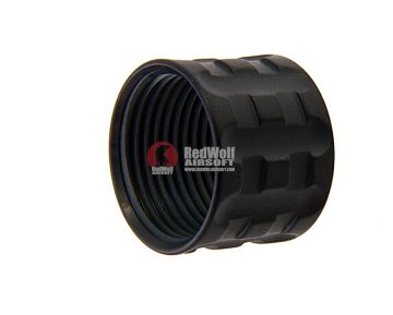 GK Tactical TP-Pro Knurled Thread Protector - 14mm CCW - Black