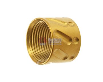 5KU Thread Barrel Protector (Knurled) -14mm CCW (Gold)