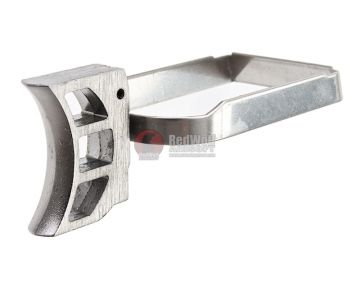 AW Custom Hi Capa Trigger Kit #0 for Tokyo Marui/WE/AW Hi Capa GBB Series (Curved Trigger) - Silver